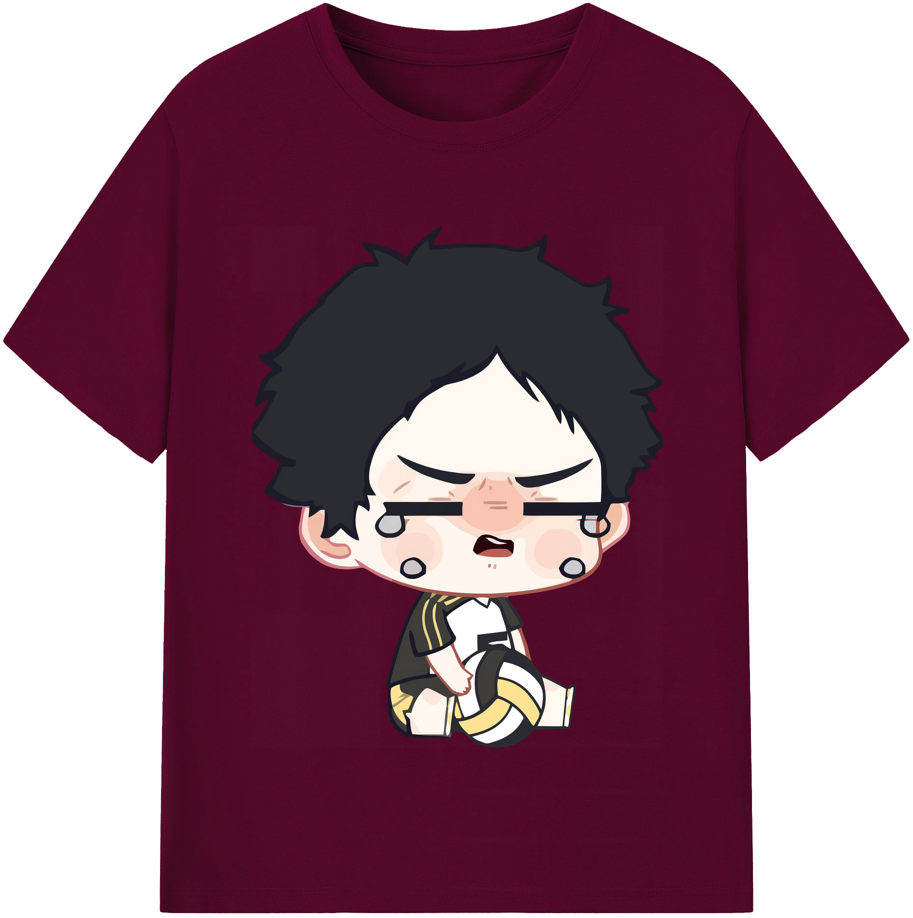 （画像用） ハイキュー!! Haikyu!! レディースカジュアルプリントTシャツ（綿100％）